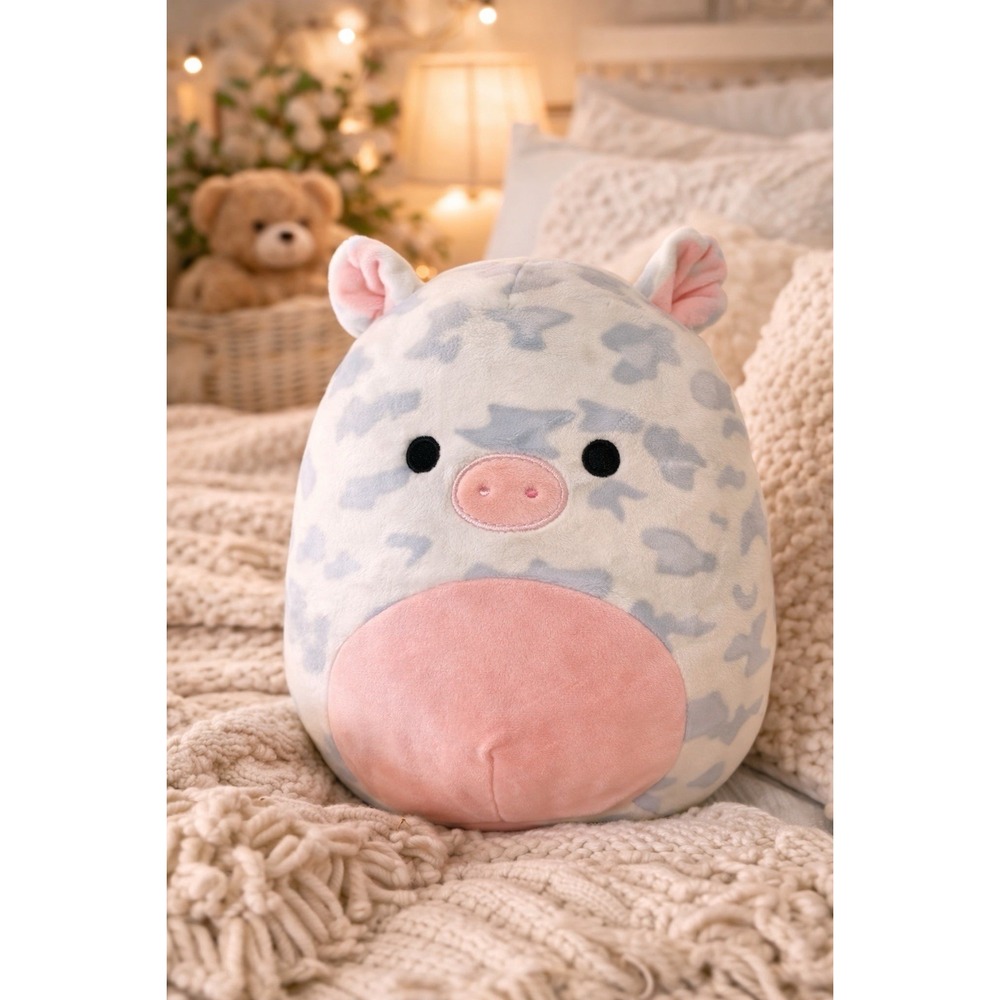 Squishmallow Rosie Pig 8” Plush Farm Squad Kellytoy Retired Soft Toy W Tag 2019